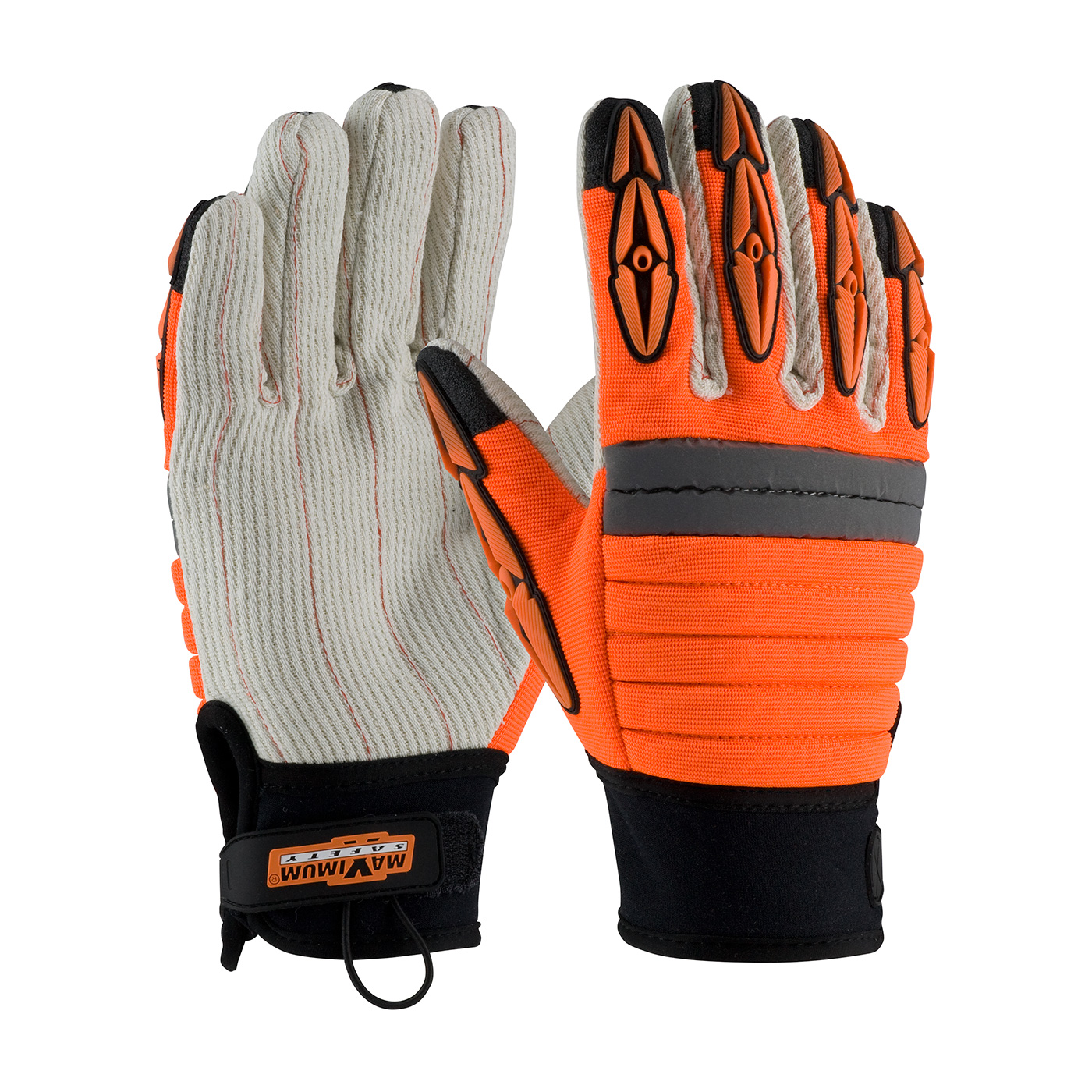 $5.00/Pair</br></br>Maximum Safety® Derrickmen™ Cotton Palm Gloves - Specials